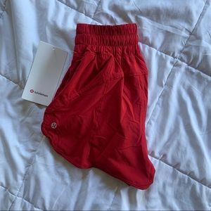 Lululemon Track That HR Short 3” size 2 Dark Red